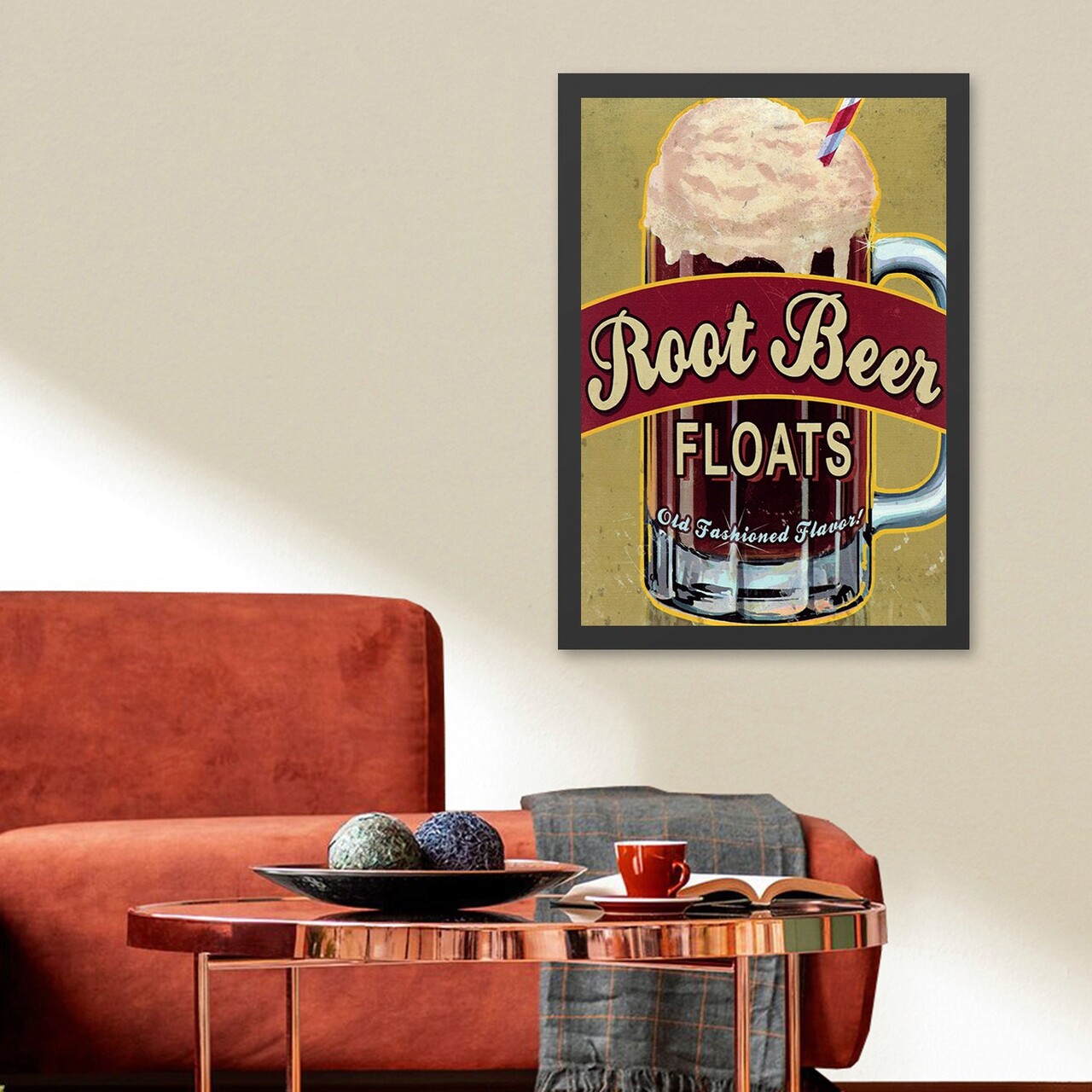 Tablou decorativ, Root Beer (55 x 75), Polistiren, Multicolor - imagine 3